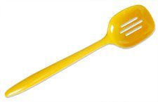 Gourmac Yellow Melamine Mini Slotted Spoon 7.5