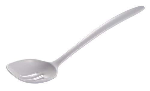 Gourmac Melamine Slotted Spoon, White set of 2