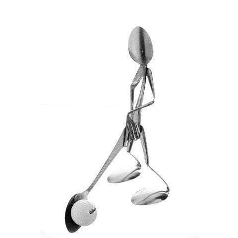 Forked Up Art Stainless Steel Golfer Spoon