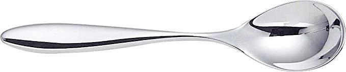 Alessi Mami 5-Inch Coffee Spoon, 18/10 Stainless Steel Mirror Polish, Set of 6