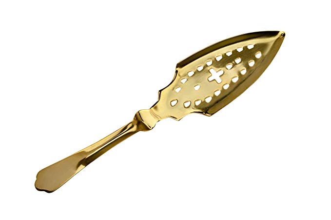 Swiss Cross Absinthe Spoon, Gold-Plated