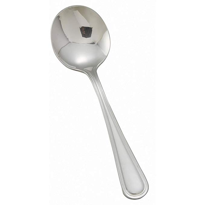 Winco 0030-04 Shangarila S/S Bouillon Spoon Dozen