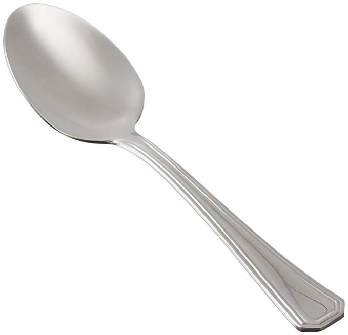 Winco 0035-01 12-Piece Victoria Teaspoon Set, 18-8 Stainless Steel