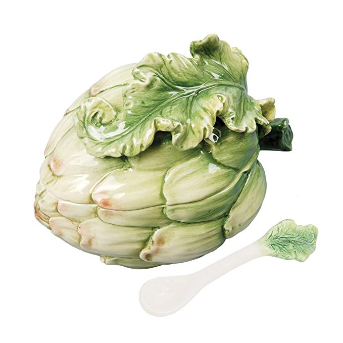 Kaldun & Bogle Home Decor Giardino Botticelli Artichoke Box with Spoon 2 Pack