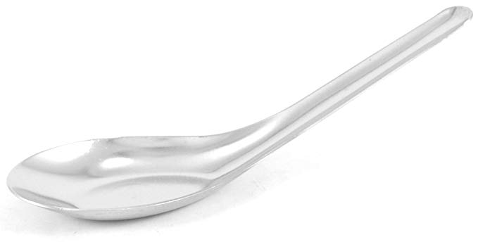 Stainless Steel Asian Chinese Soup Spoons, Set of 6