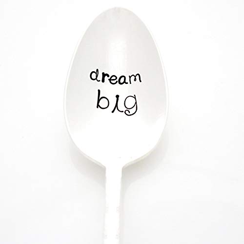 Dream Big, Hand Stamped Spoon for Coffee or Tea. Part of the Martha Stewart American Made Market.