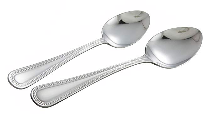 Heavy Weight Dots Pattern Table Spoons - Set of 12