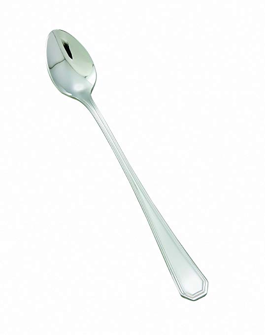 Winco 0035-02 12-Piece Victoria Iced Teaspoon Set, 18-8 Stainless Steel