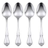 Oneida Flatware True Rose Teaspoons, Set of 4 B552004E