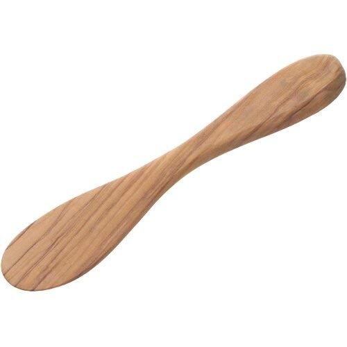 ScanWood Olive Wood Avacado Spoon, 7 Inch