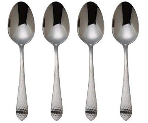 Reed & Barton Stainless Hammered Antique Teaspoons (Set of Four)