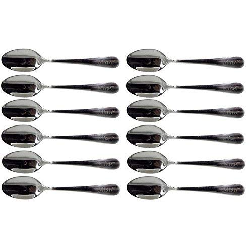 Mian 8000 Stainless Steel Mini Dessert Cocktail Demitasse Espresso Spoon 12 Pack