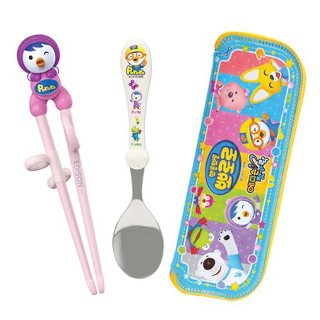 Petty Edison Kid's Chopsticks & Spoon Set