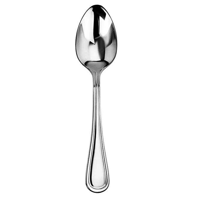 New Star Foodservice 58161 Slimline Coffee Spoon (Set of 12), Stainless Steel