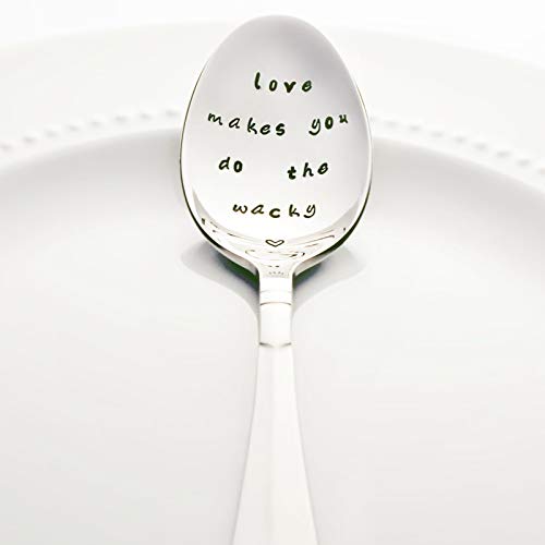 Buffy the Vampire Slayer: Love Makes You Do the Wacky - Stainless Steel Stamped Spoon, Stamped Silverware - Wedding Anniversary Gift for Her