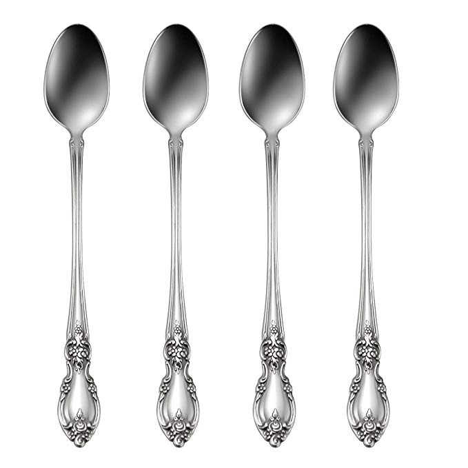 Oneida Louisiana Iced Tea Spoons, Set of 4