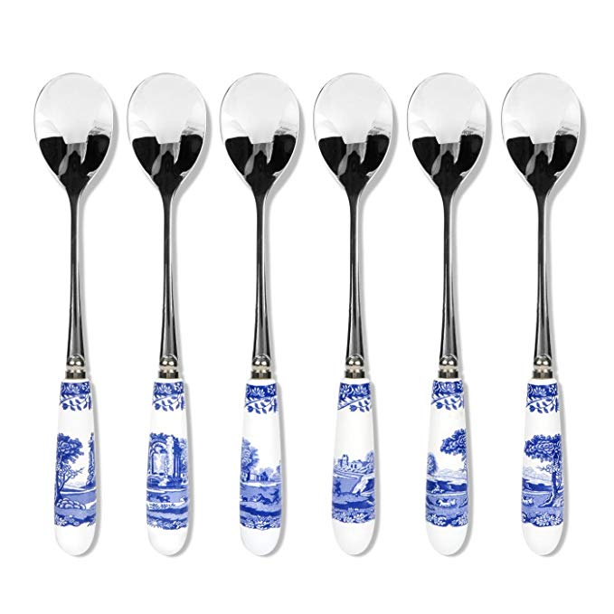 Spode Blue Italian Tea Spoons (Box of 6)