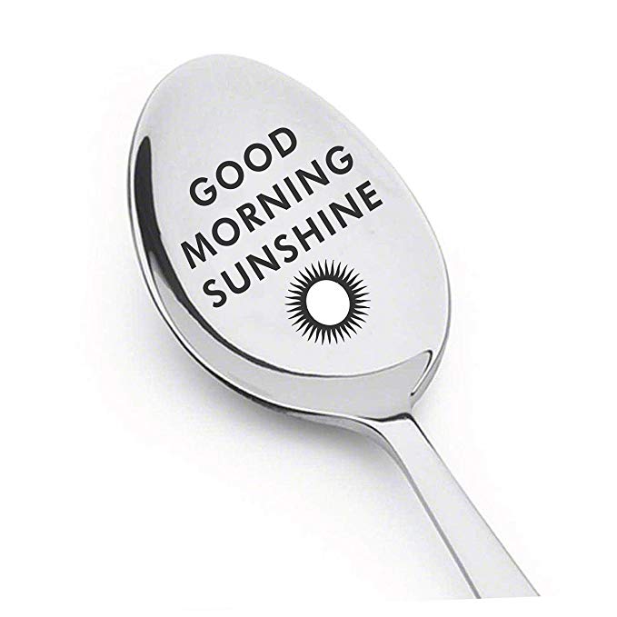 Good Morning Sunshine Spoon-Engraved spoon-Gifts ideas by LYF- Best Christmas gift