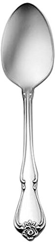 Oneida Foodservice 2552STSF Arbor Rose Teaspoons, 18/10 Stainless Steel, Set of 36