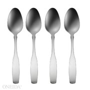 Oneida Paul Revere Fine Flatware Set, 18/8 Stainless, Set of 4 Teaspoons