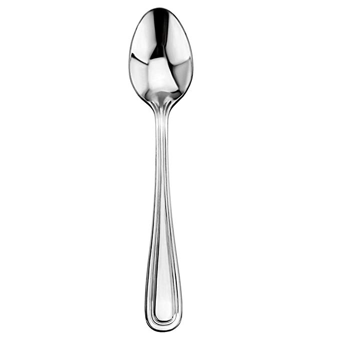 New Star Foodservice 58147 Slimline Pattern, Stainless Steel, Teaspoon, 6-Inch, Set of 12