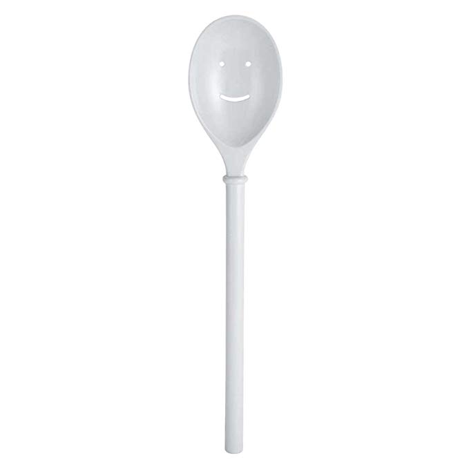 Zak! Designs Happy Face Spoon White