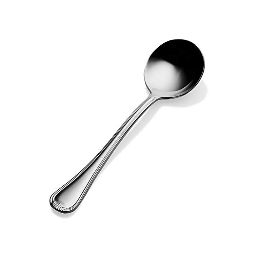 Bon Chef S901 Stainless Steel 18/8 Renoir Bouillon Spoon, 6-7/64