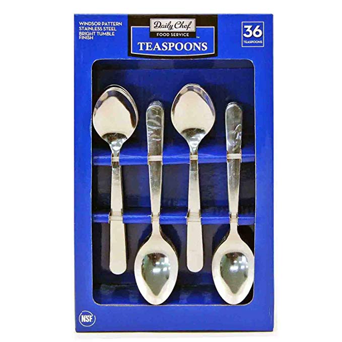 Daily Chef Teaspoons 36 Count