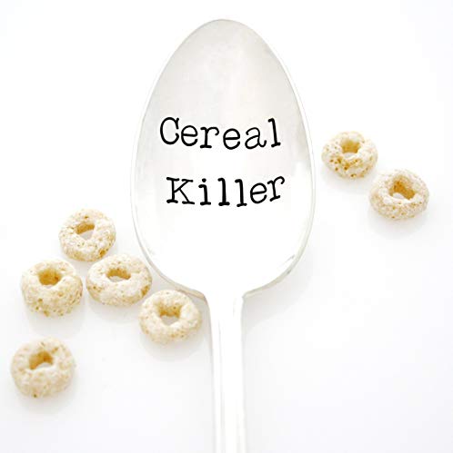 Cereal Killer, Hand Stamped Spoon by Milk & Honey.