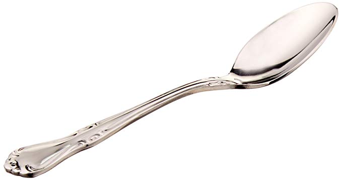 Winco Chantelle 12-Piece Demitasse Spoon Set, 18-8 Stainless Steel