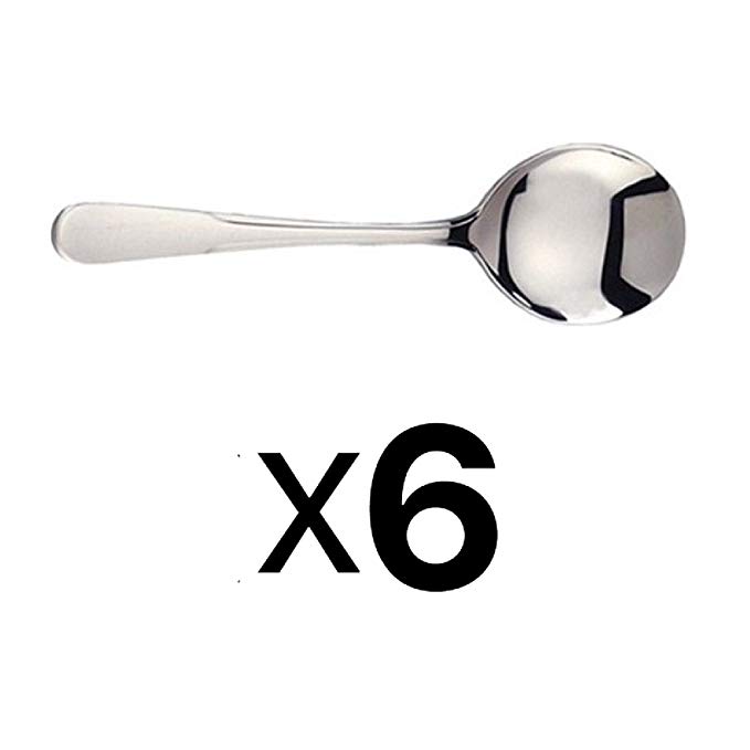 Monty's Stainless Steel Soup Spoon, Set of 6