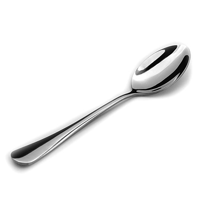 Hiware 12-piece Sterling Quality Stainless Steel Teaspoon, 6.7 Inches