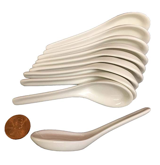 Mini Chinese Spoons, 10 pieces #A0232