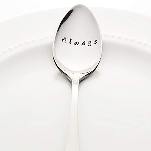 Always - Stainless Steel Stamped Spoon | Stamped Silverware (Harry Potter) | Valentine Gifts for Her