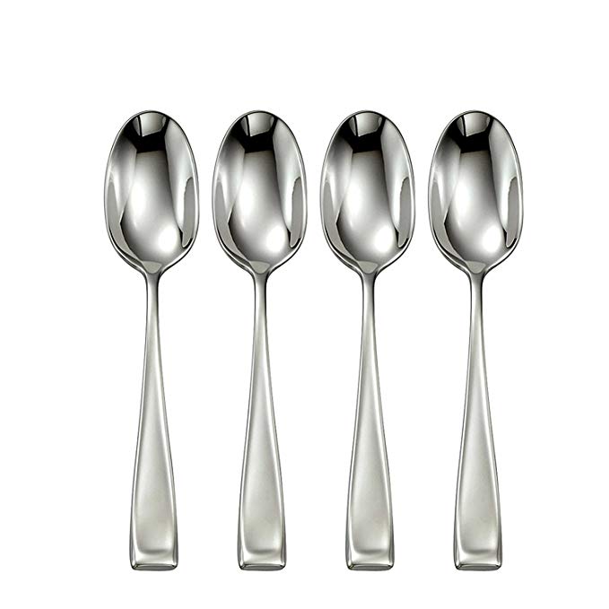 Oneida Moda Teaspoons, Set of 4,Silver