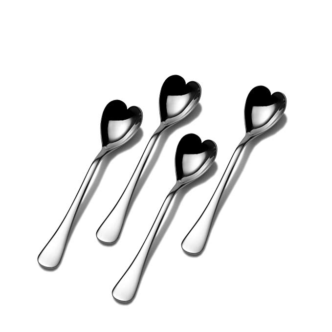 Towle Heart Demitasse Spoons, Set of 4