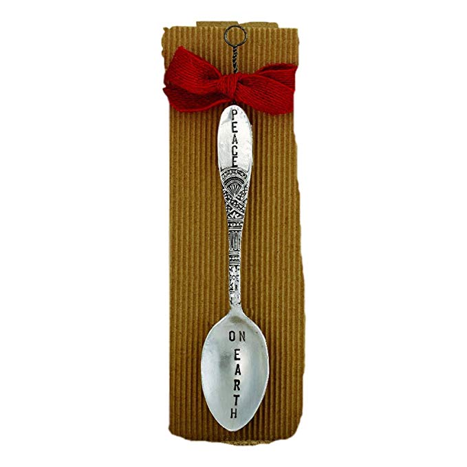 Mud Pie Peace on Earth Spoon Ornament