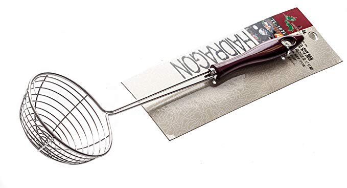 Stainless Steel Shabu Shabu Hot Pot Soup Strainer Skimmer, Set of 4 Pieces