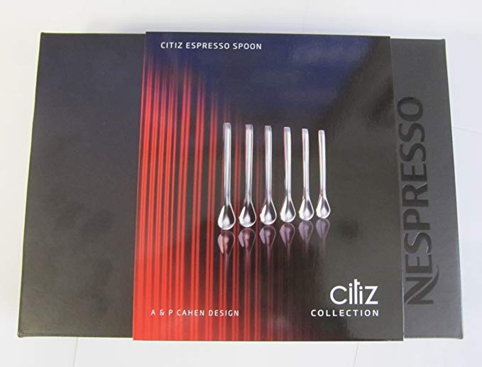 Nespresso Citiz Espresso Spoon Set of 6 (By Nespresso)