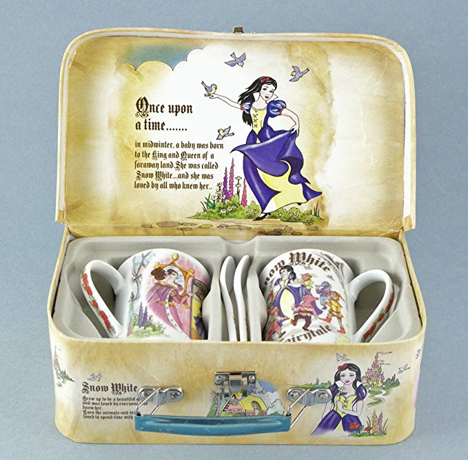 Snow White 9oz Cup and Spoon Set/2 By Paul Cardew