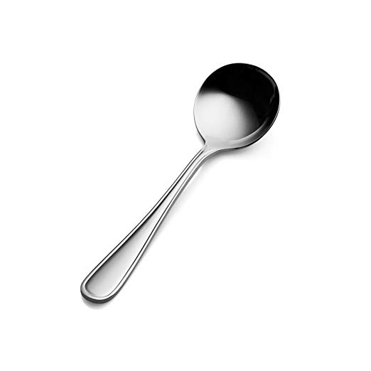 Bon Chef S301 Stainless Steel 18/8 Tuscany Bouillon Spoon, 6-3/16