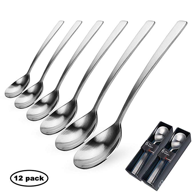 Aeroway 12-piece Stainless Steel Teaspoon Set,5.8 Inchs